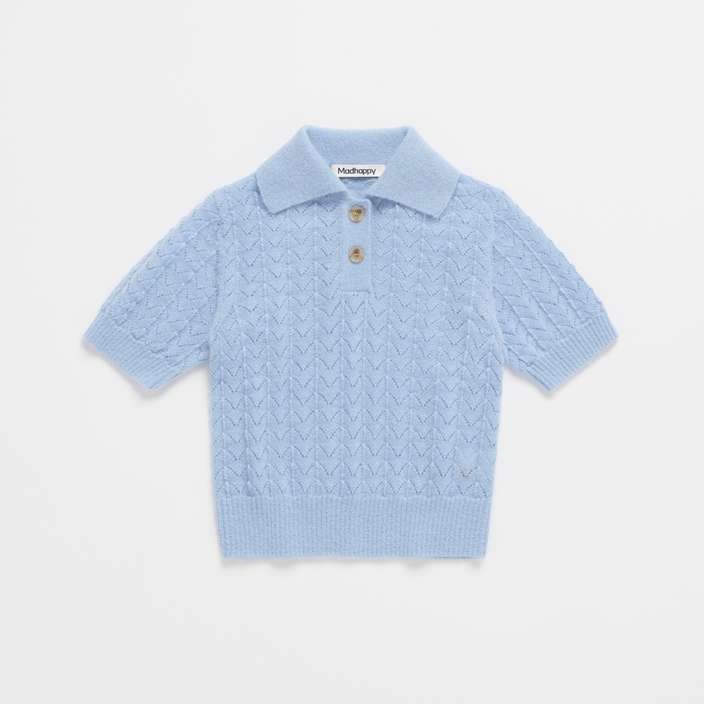 NWT Madhappy Short Sleeve Mohair Sweater